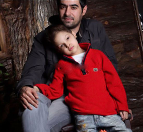 عکس شهاب حسینی و پسرش