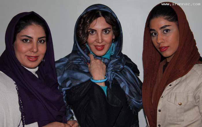 عکس از چهره متفاوت لیلا بلوکات در کنار خواهران خود ، www.irannaz.com