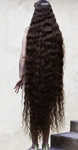 خبرساز شدن موهای 1.5 متری دختر برزیلی! +تصاویر ، www.irannaz.com