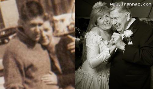ازدواج این خانم و آقای عاشق پس از پنجاه سال دوری!